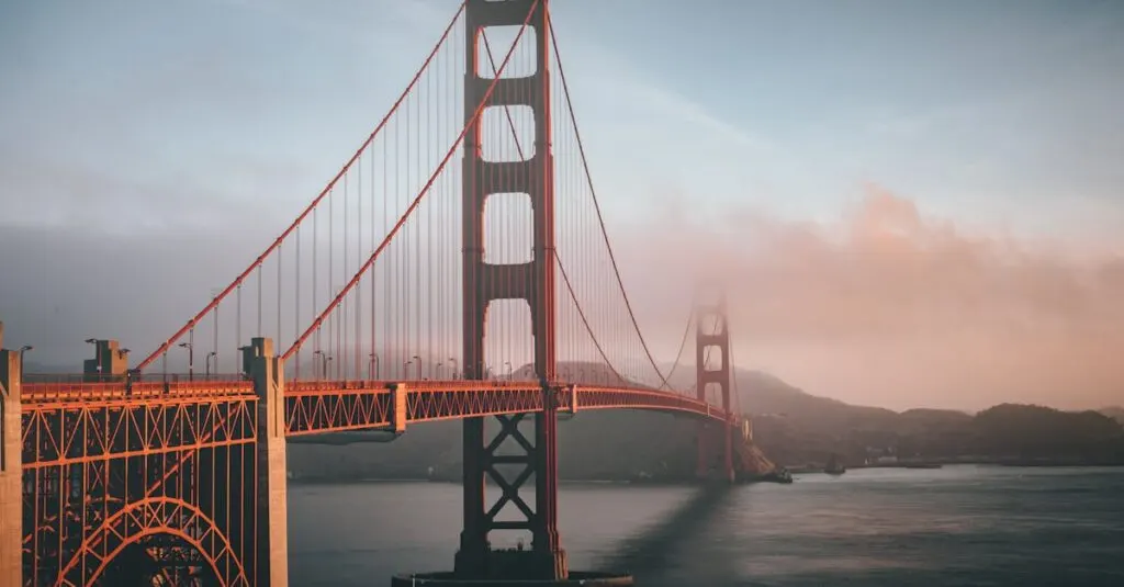 découvrez la californie, un état emblématique des états-unis, célèbre pour ses paysages diversifiés, de la plage dorée de malibu aux majestueuses montagnes de la sierra nevada. explorez ses villes vibrantes comme los angeles et san francisco, autour d'une culture riche et d'une gastronomie variée. parfait pour les amateurs de soleil, d'aventure et de nature!