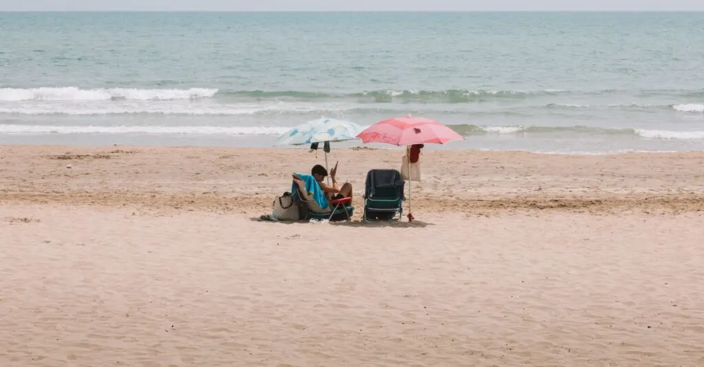 découvrez notre sélection de parasols de plage pour profiter pleinement du soleil tout en restant protégé. légers, résistants et faciles à installer, ils sont parfaits pour vos journées à la mer.